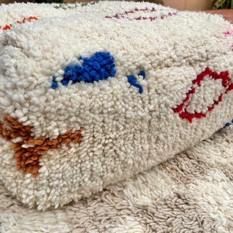 モロッコ プフ pouf アジラル オットマン クッション ラグ 133 モロッコ プフ pouf アジラル オットマン クッション ラグ 133