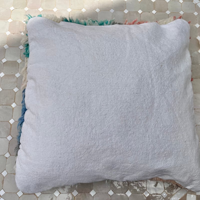 モロッコ ブジャド クッション クッションカバー プフ ラグ 191 | Boawid