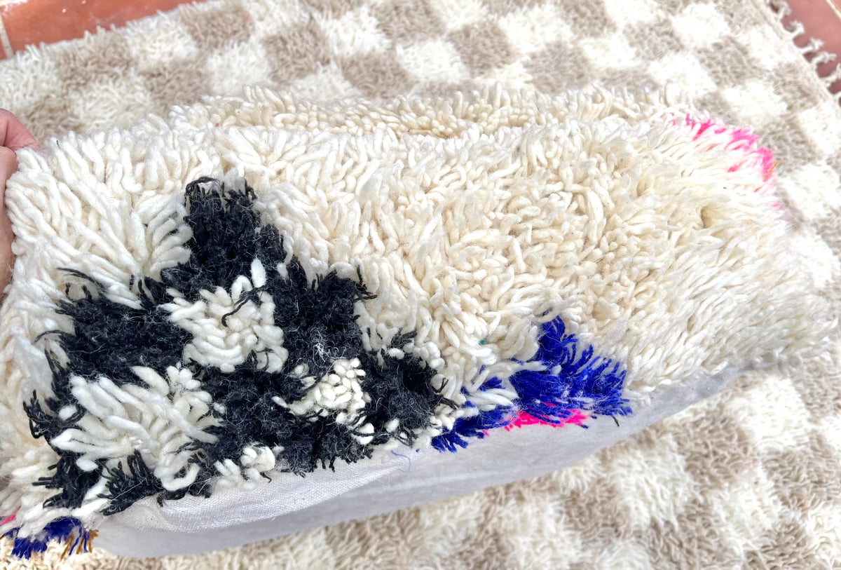 モロッコ プフ pouf アジラル オットマン クッション ラグ 139 | Boawid