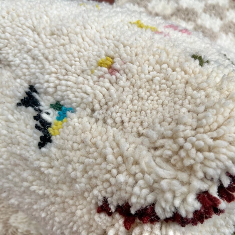 モロッコ プフ pouf アジラル オットマン クッション ラグ 130 【公式