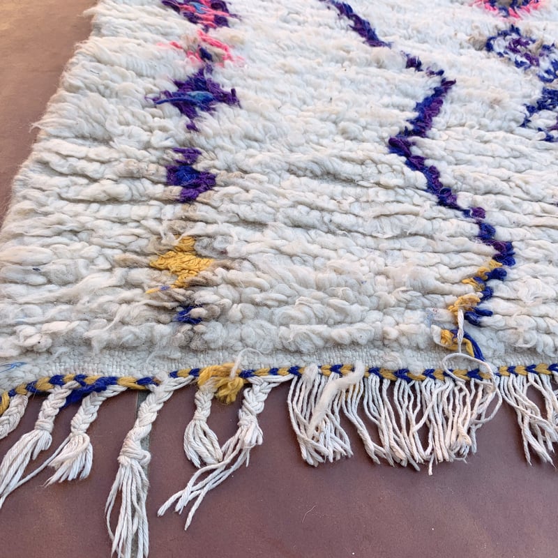 モロッコ ラグ カーペット　絨毯　アジラル ベニワレン スクエア　ベージュ モロッコ ラグ カーペット 絨毯 アジラル カラフル ベニワレン | Boawid