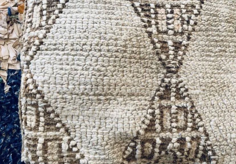 モロッコ ベニワレン ビンテージ オットマン プフpouf 4 | Boawid