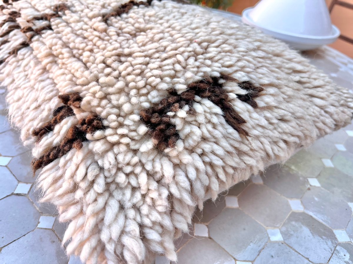 モロッコ オールド アジラル クッション クッションカバー プフ