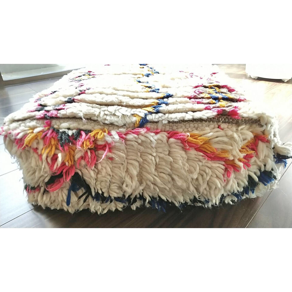 モロッコ　プフ　pouf アジラル　オットマン クッション　ラグ　138 モロッコ プフ pouf アジラル オットマン クッション 4 | Boawid