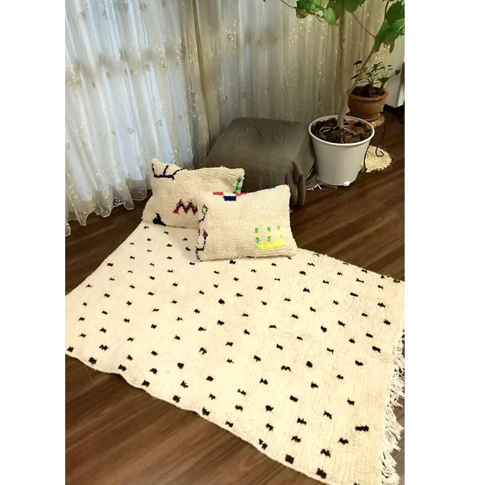モロッコ ラグ rug ドット アジラル ベニワレン | Boawid