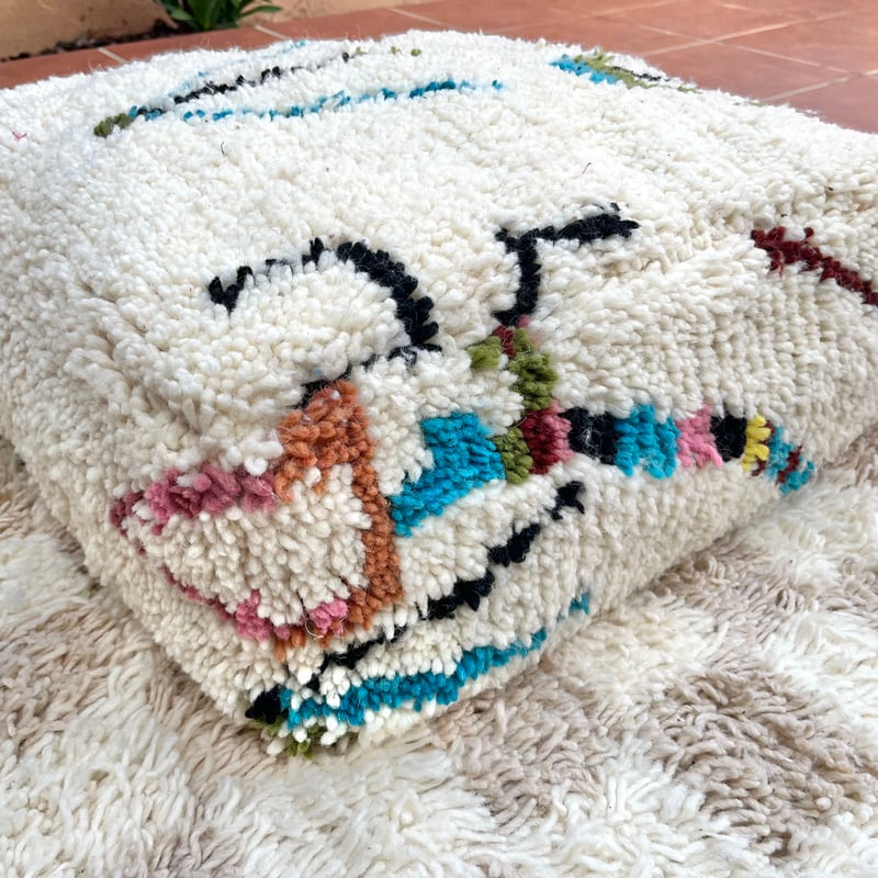 モロッコ　プフ　pouf アジラル　オットマン クッション　ラグ　140 モロッコ プフ pouf アジラル オットマン クッション ラグ 140 【公式