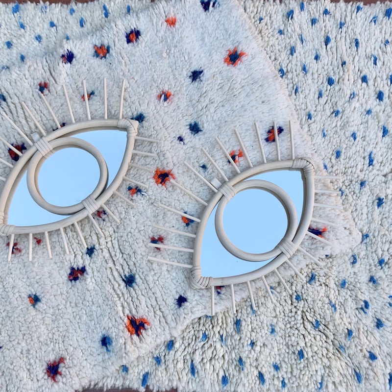 モロッコ eye ミラー 鏡 雑貨 インテリア | Boawid