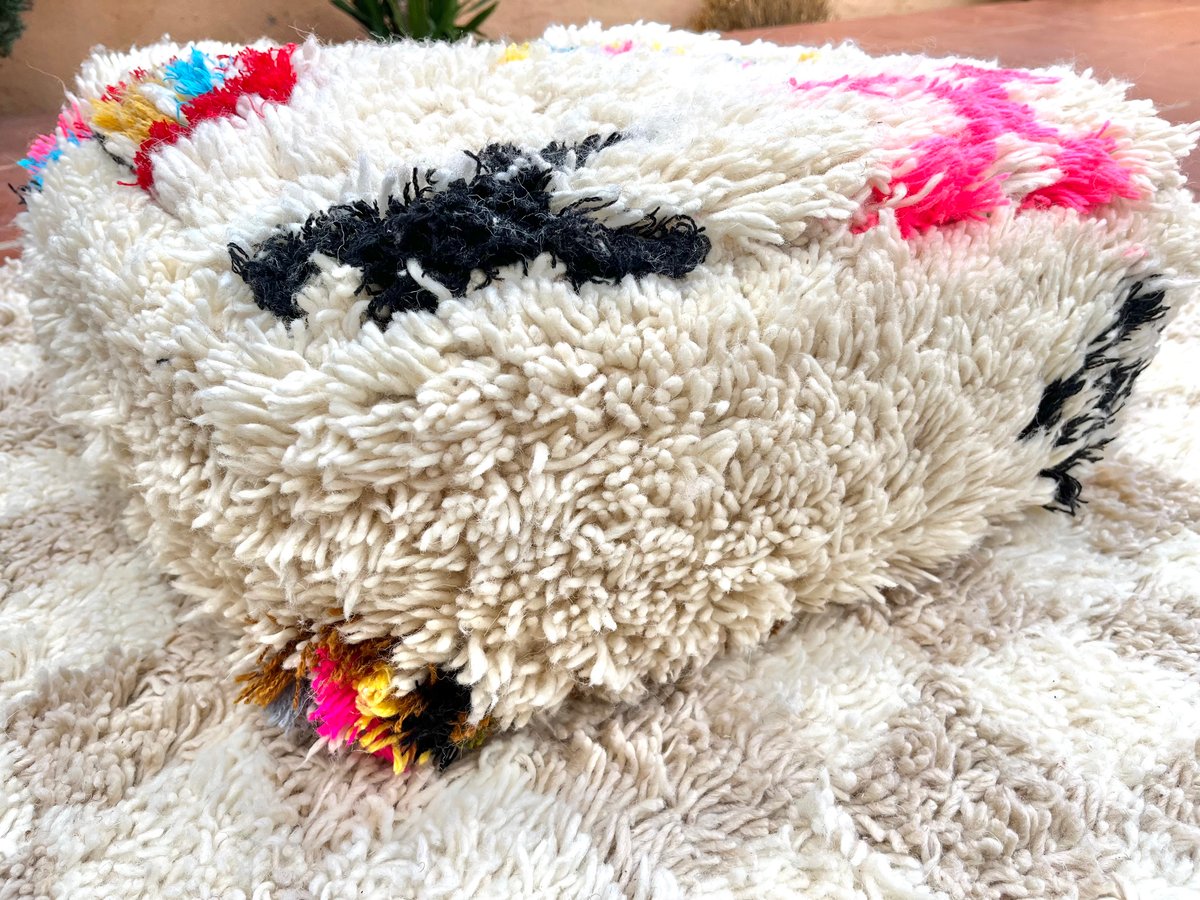 モロッコ プフ pouf アジラル オットマン クッション ラグ 139 | Boawid