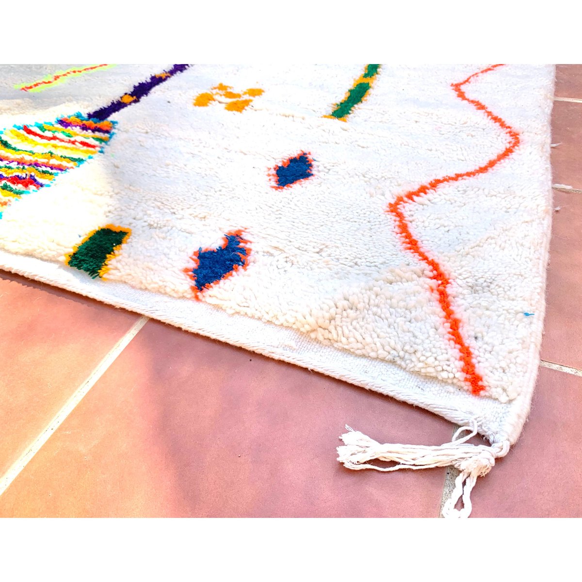 モロッコ ラグ カーペット 絨毯 アジラル ベニワレン 13 | Boawid