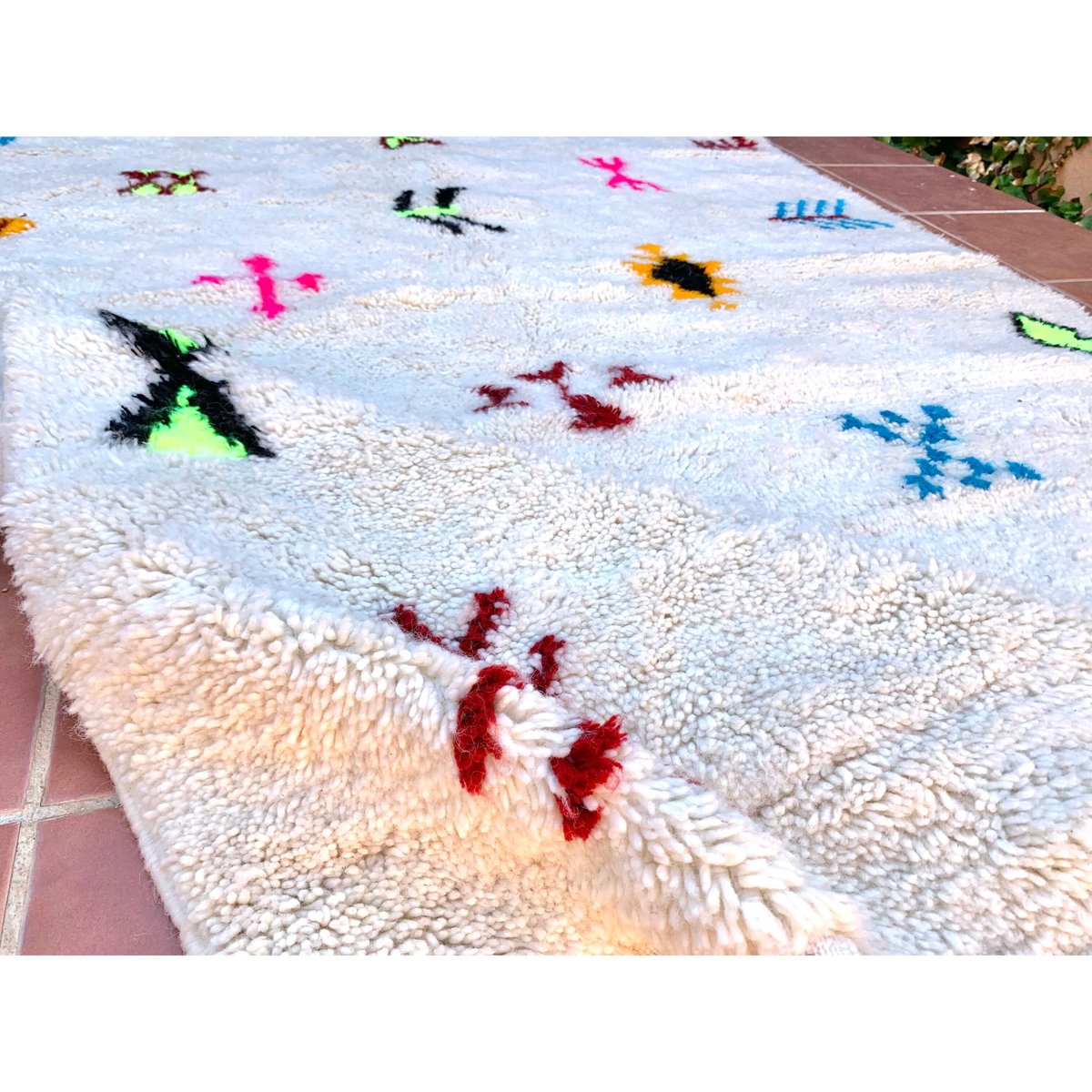 モロッコ ラグ カーペット 絨毯 アジラル ベニワレン 14 | Boawid