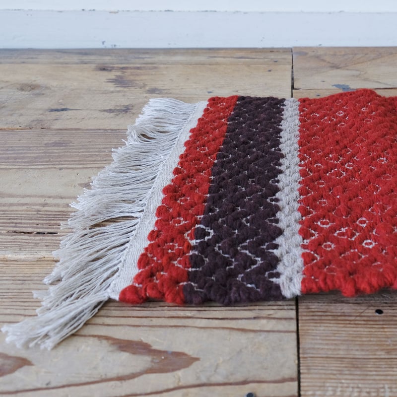 手織りマット“nohara” / マットM | salvia