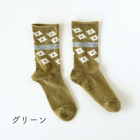 ふんわりくつした / flower weaving