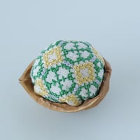 まわたでつくる　はり山キット / すみれ畑