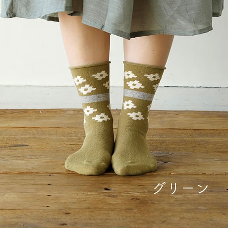 ふんわりくつした / flower weaving