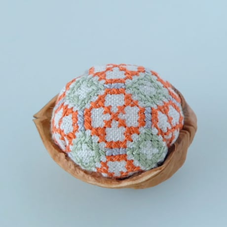 まわたでつくる　はり山キット / すみれ畑