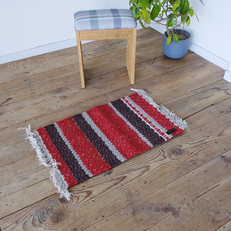 手織りマット“nohara” / マットM | salvia