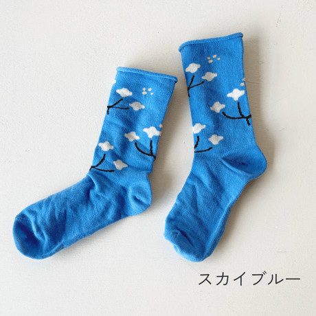 ふんわりくつした / 紫陽花