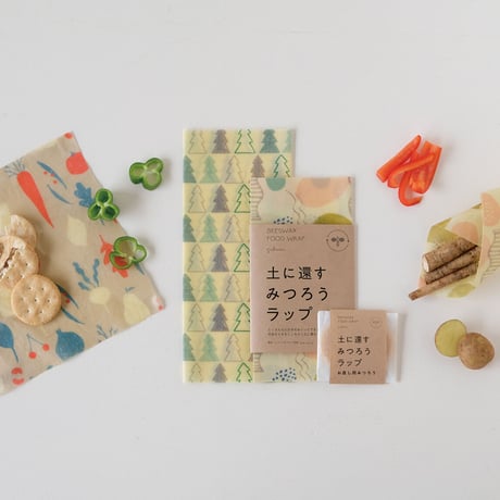 \ 再入荷 / 土に還す みつろうラップ / Sサイズ