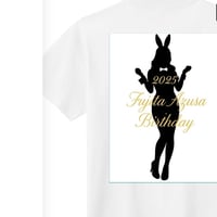 【2025生誕】藤田あずさオリジナルTシャツ(白)