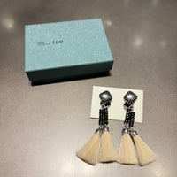 【TOGA】コンチョ フリンジイヤリング