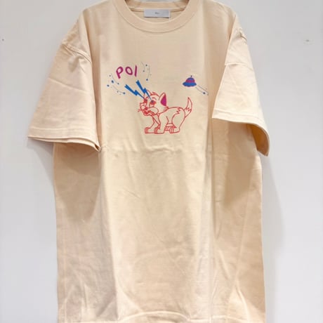 【Po/】ねこTee（ベージュ）