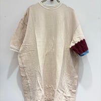 【kotohayokozawa】FROSTED RELAX TEE（ベージュ）