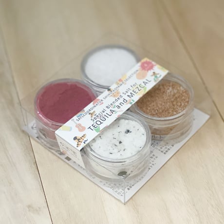 tabishio select テキーラ・メスカルのための塩（4種）