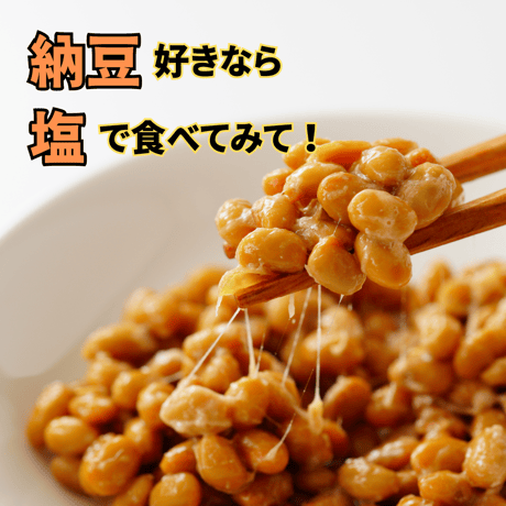【Youtubeで紹介】美食家のための納豆を極める特選塩セット【限定50個】