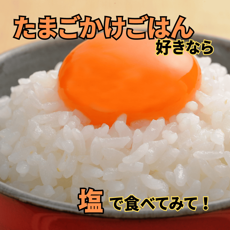 Youtubeで紹介】美食家のためのたまごかけごはんを極める特選塩セット