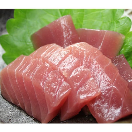 【最高級！松前町】上野屋 通販「天然本マグロ中トロ  3柵とマグロ刺身醤油セット」