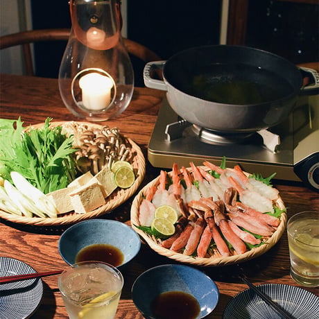 【ふるさと納税でも！】かにとえびの しゃぶしゃぶセット《送料無料》（※沖縄、離島除く）