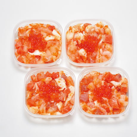 【ふるさと納税でも！】海鮮ばらチラシ　4個《送料無料》（※沖縄、離島除く）