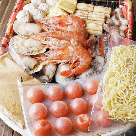 【ふるさと納税でも！】〈9月〜3月限定〉海鮮 ごま寄せ鍋セット《送料無料》（※沖縄、離島除く）