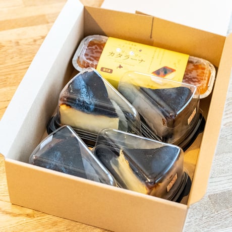 【男性にもオススメ！】コッコテラス  通販「お酒に合う！北海道のカタラーナとバスクチーズケーキセット」《送料無料》