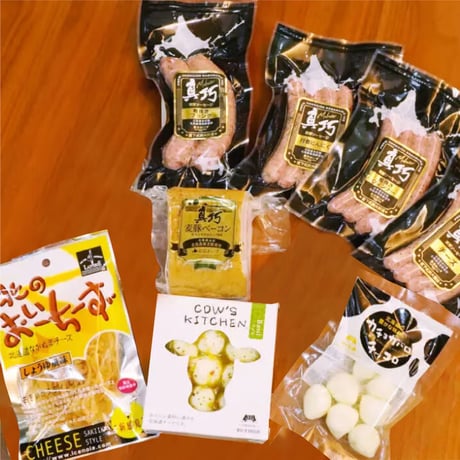 【オリジナルボックス入り！】長沼あいす  通販「チーズ&真巧ギフト8点セット」《送料無料》