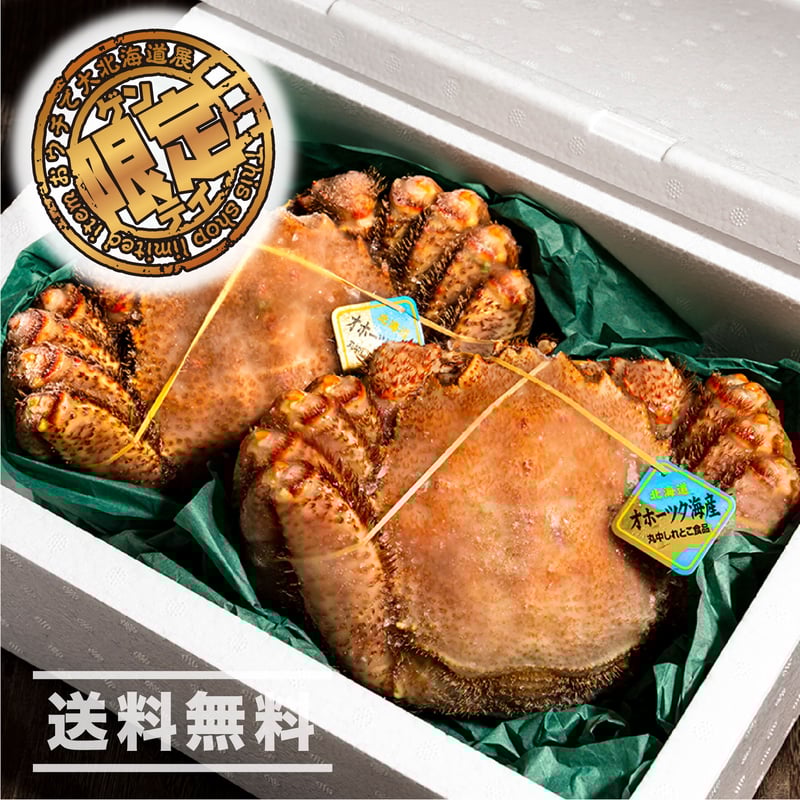 ご贈答用にも】「特大！毛蟹（2杯）」《送料無料》（※沖縄、離島除く