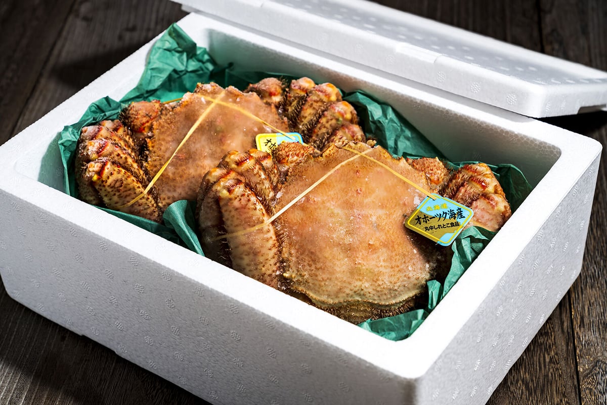 ご贈答用にも】「特大！毛蟹（2杯）」《送料無料》（※沖縄、離島除く