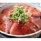 【最高級！松前町】上野屋 通販「天然本マグロ中トロ  3柵とマグロ刺身醤油セット」