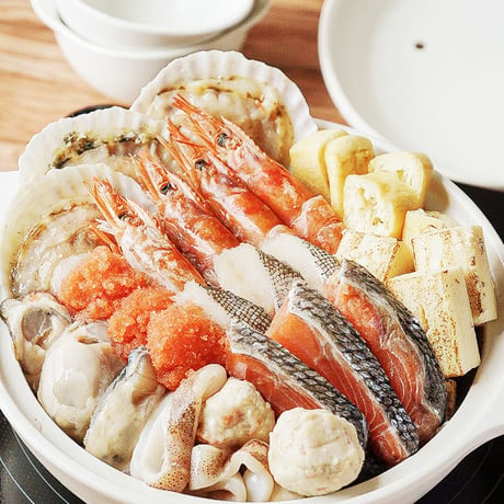 【ふるさと納税でも！】〈9月〜3月限定〉海鮮 ごま寄せ鍋セット《送料無料》（※沖縄、離島除く）