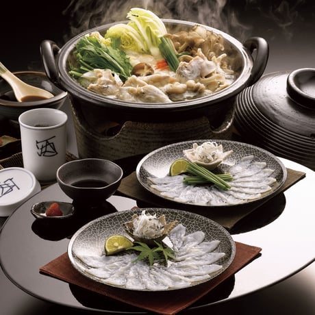 [送料無料] 長崎産 活とらふぐ２〜３人前お鍋セット 黒門市場 西川鮮魚店