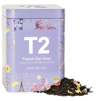 T2 紅茶 French Earl Grey（フレンチ・アールグレイ）茶葉 100g 缶タイプ