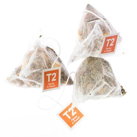 T2 紅茶 Packs A Peach（パックス・ア・ピーチ）ティーバッグ 25個入り