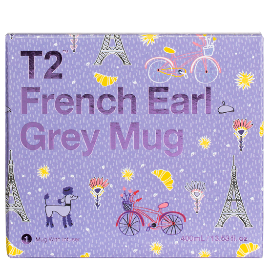 T2 マグ Iconic French Earl Grey Mug with Infuser