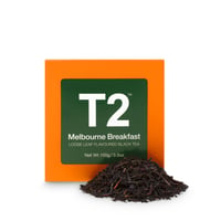 T2 紅茶 Melbourne Breakfast（メルボルン・ブレックファスト）茶葉 100g 箱タイプ