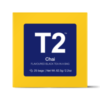 T2 紅茶 Chai（チャイ）ティーバッグ 25個入り