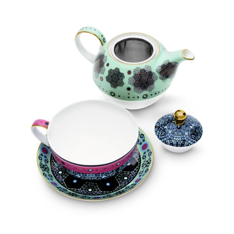 T2 紅茶 Moroccan Tealeidoscope Aqua Tea For One