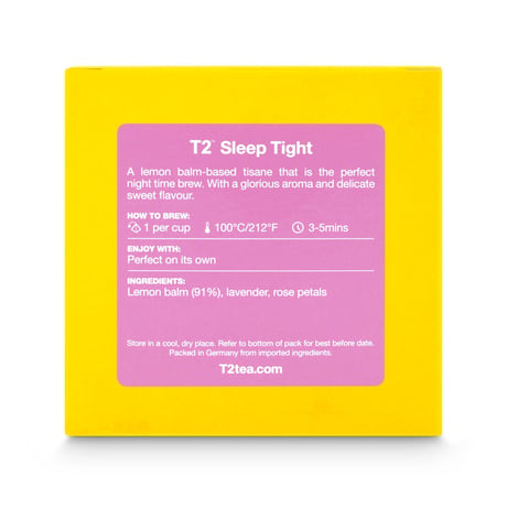 T2 紅茶　Sleep Tight (スリープ　タイト)ティーバッグ25個入り
