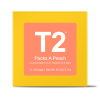 T2 紅茶 Packs A Peach（パックス・ア・ピーチ）ティーバッグ 25個入り