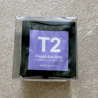 T2 紅茶 French Earl Grey（フレンチ・アールグレイ）ティーバッグ 12個入　クリアボックス