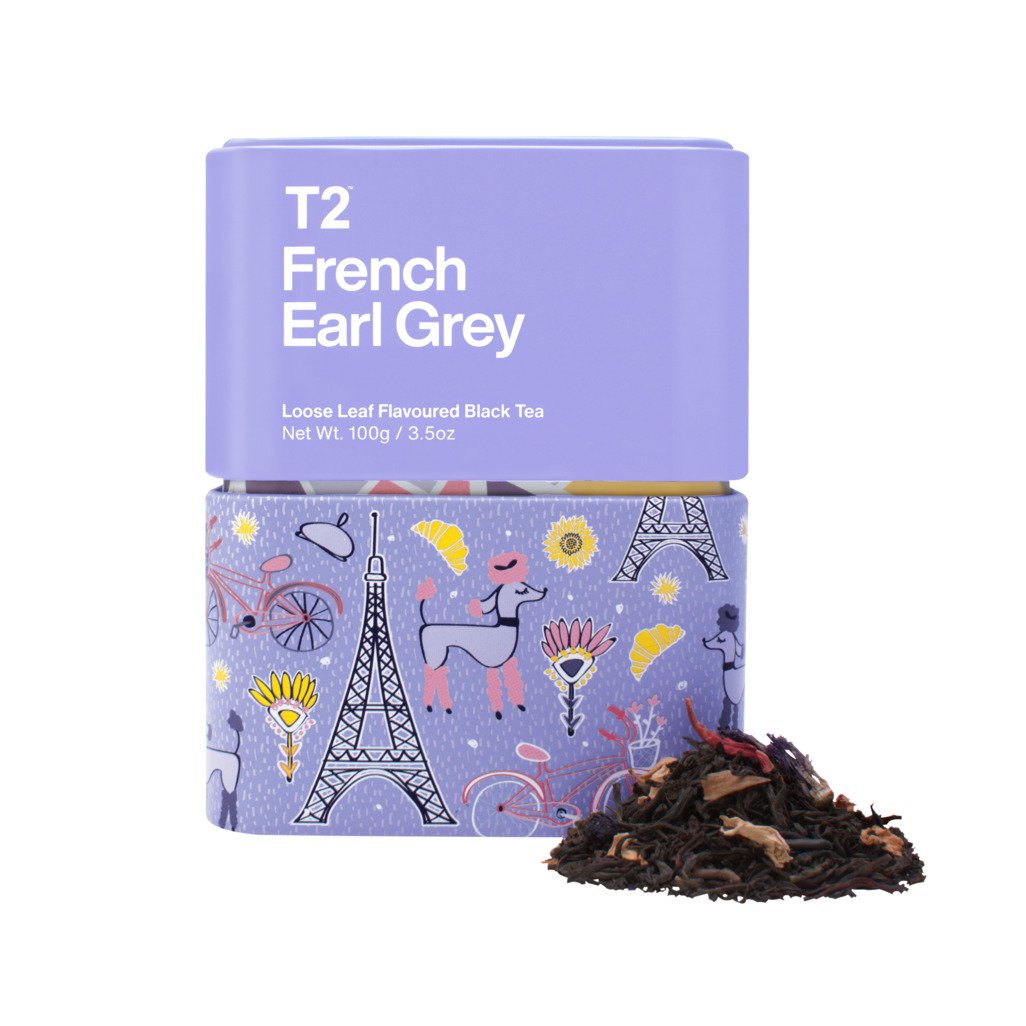 T2 紅茶 French Earl Grey(フレンチ・アールグレイ)茶葉 100g T2 紅茶 French Earl Grey(フレンチ・アールグレイ)茶葉 100g